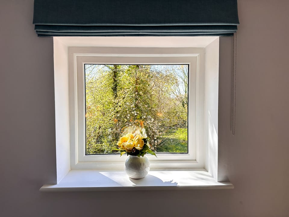 The view from the bed