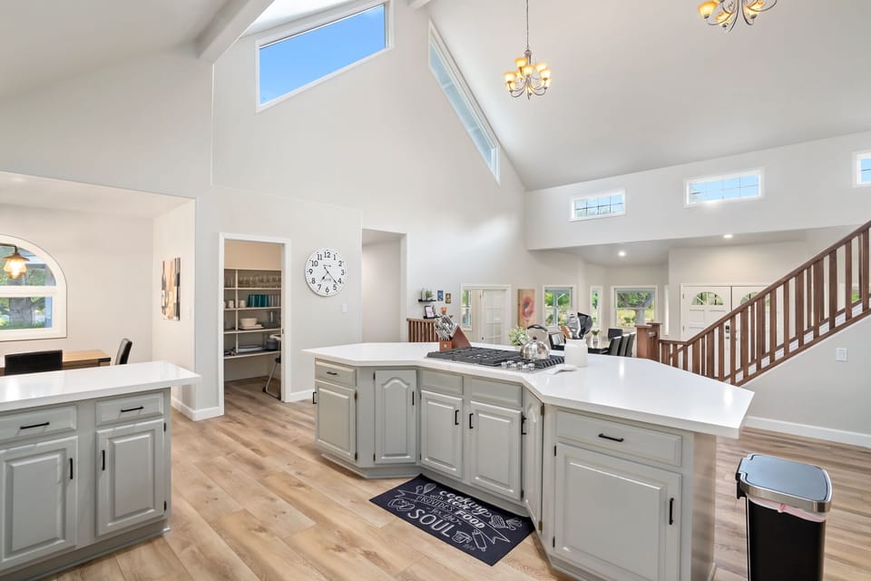 So much natural light in the Great Room