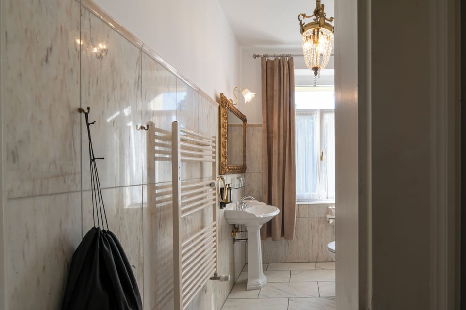 Comfort Double Room | Bathroom | Hair dryer, bathrobes, towels, soap