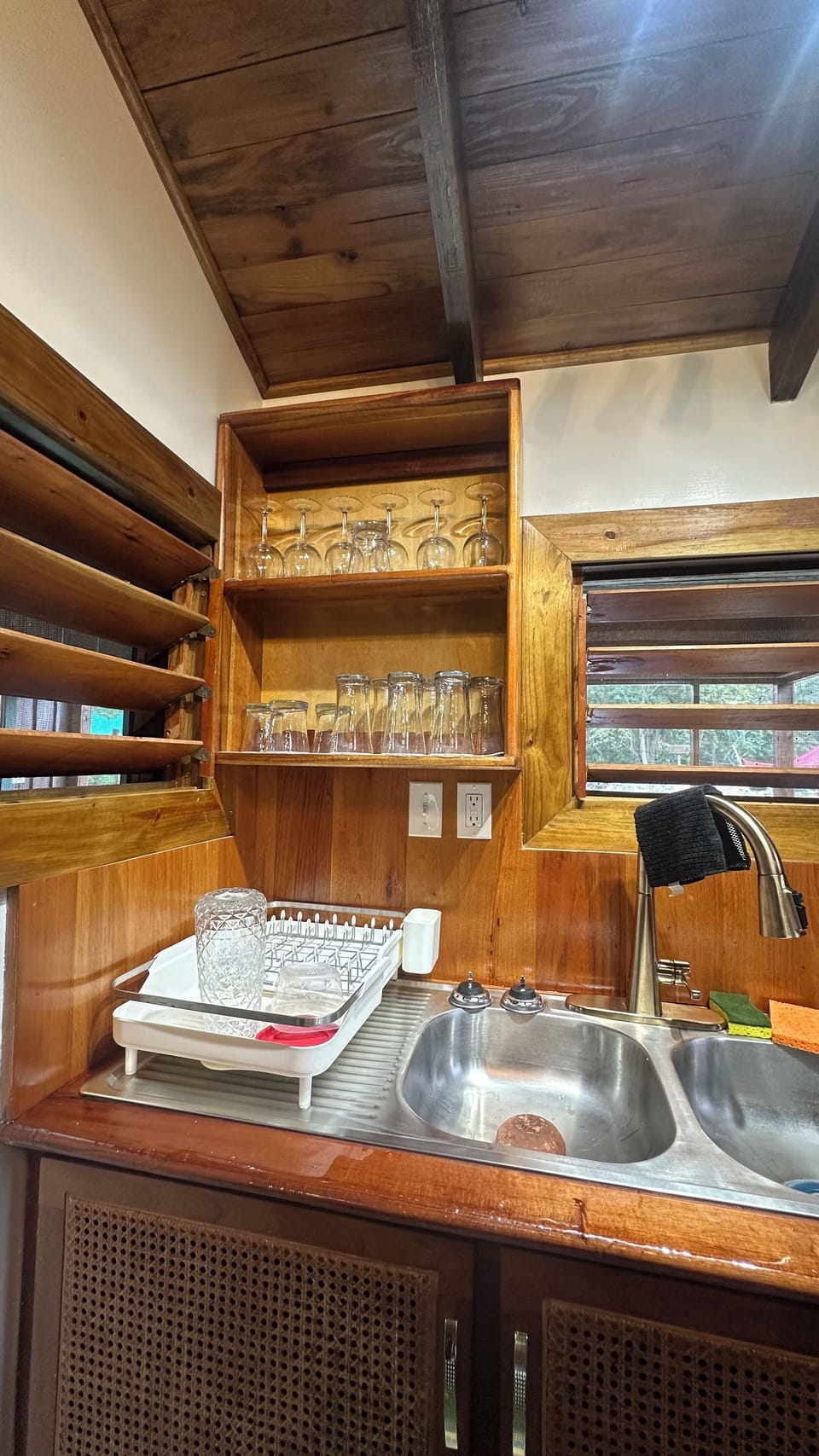 Economy Cabin, 2 Bedrooms | Private kitchen | Fridge, microwave, oven, blender