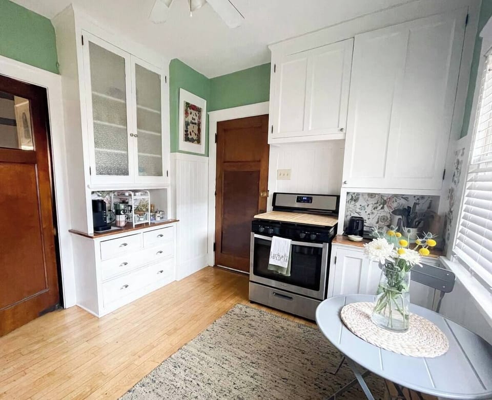 Bright kitchen with original charm