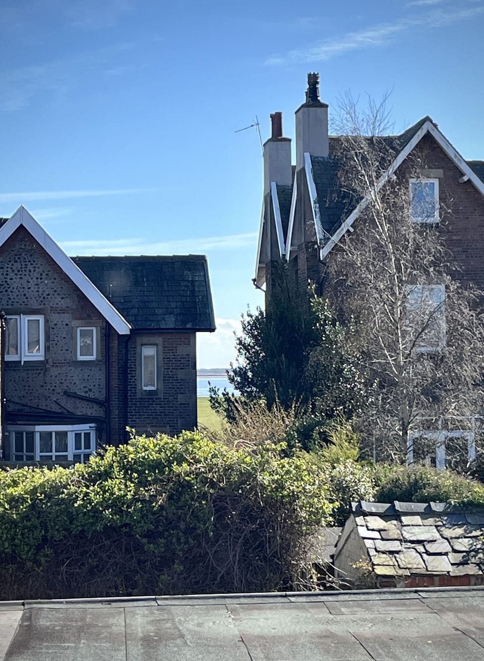 Rear view from the house. Sea-view and Lytham Green a stones throw away.