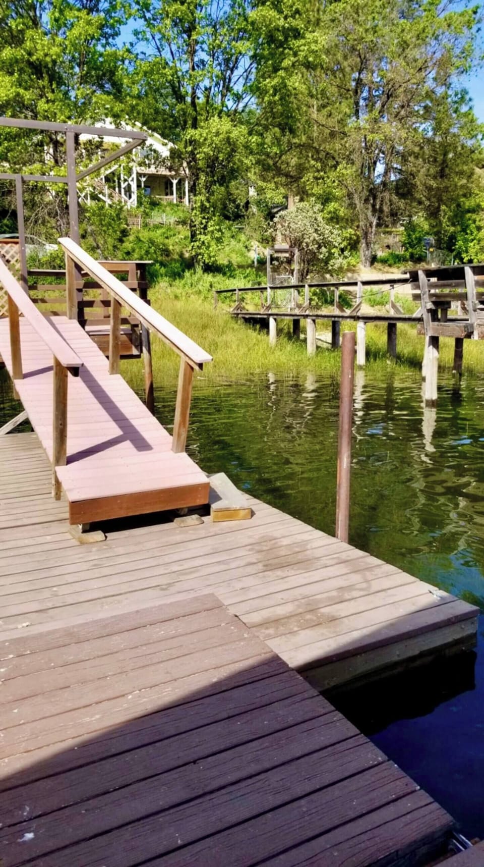 Boat Dock in summer