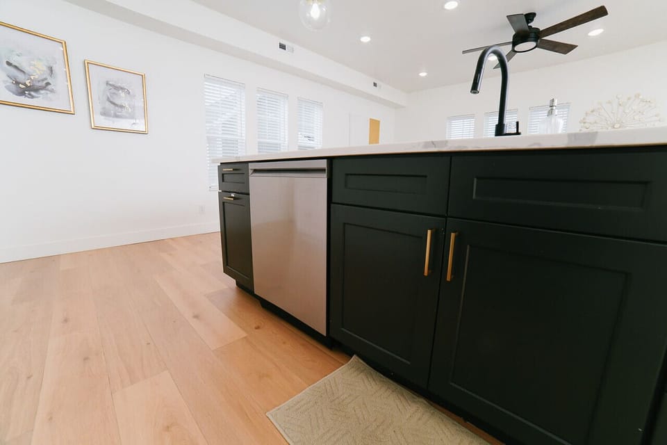 Fully stocked kitchen