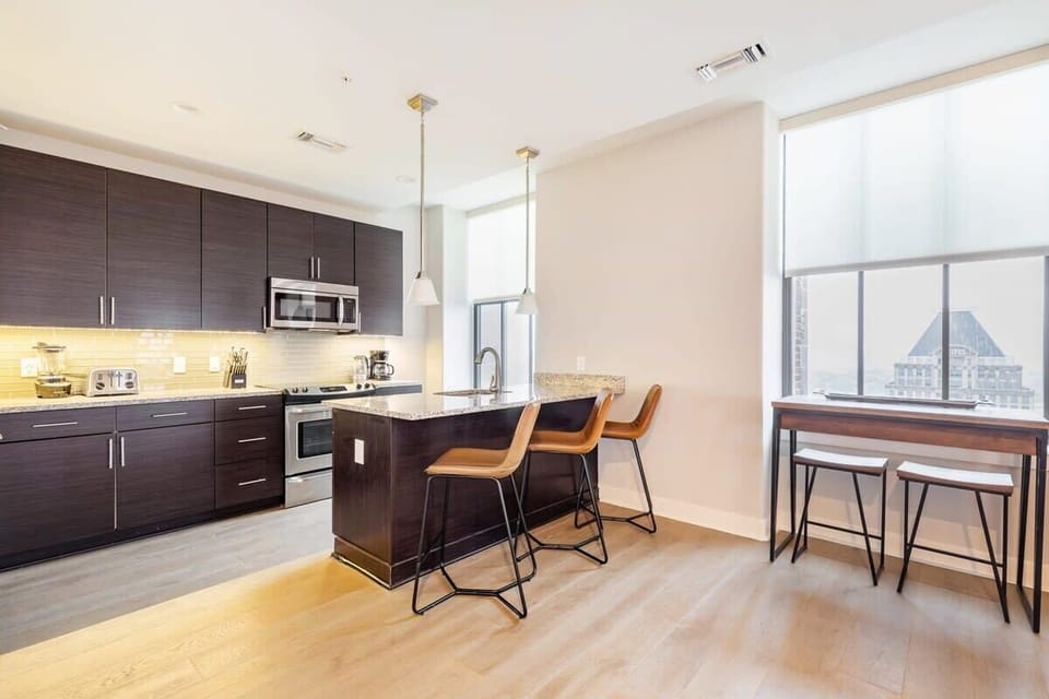Modern open kitchen