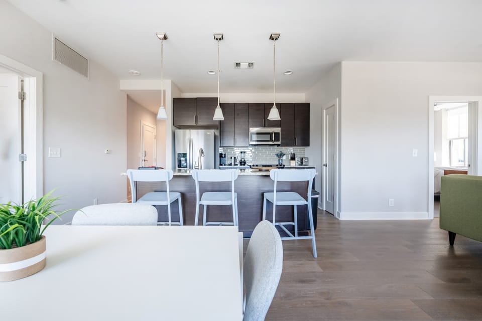 Open kitchen layout