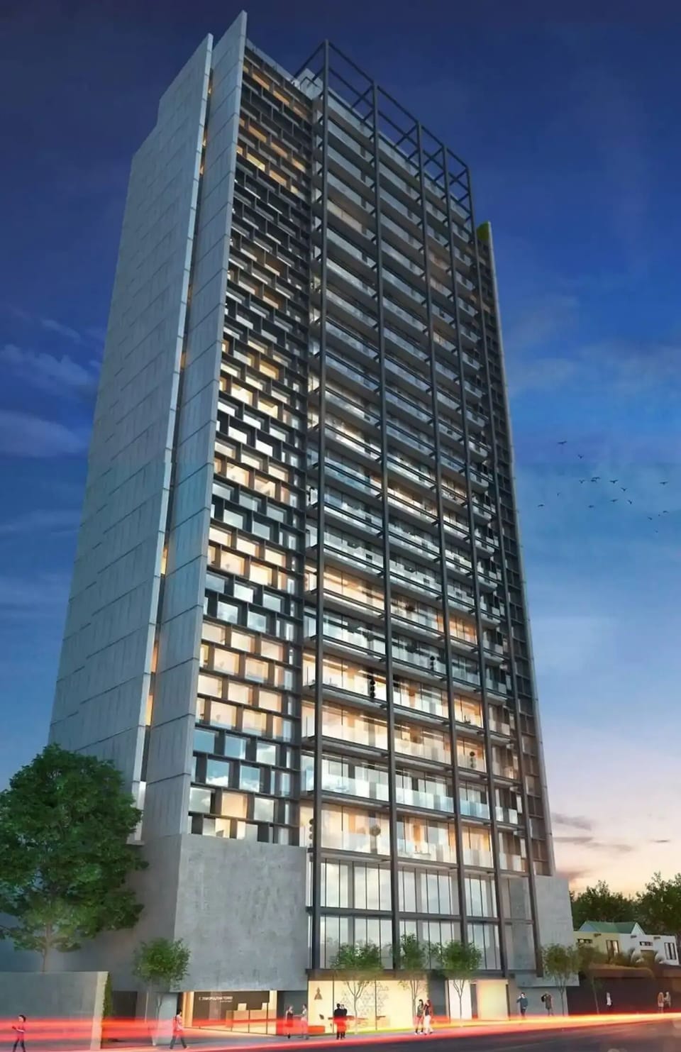 This rooftop apartment lets you enjoy unobstructed mountains and city lights.