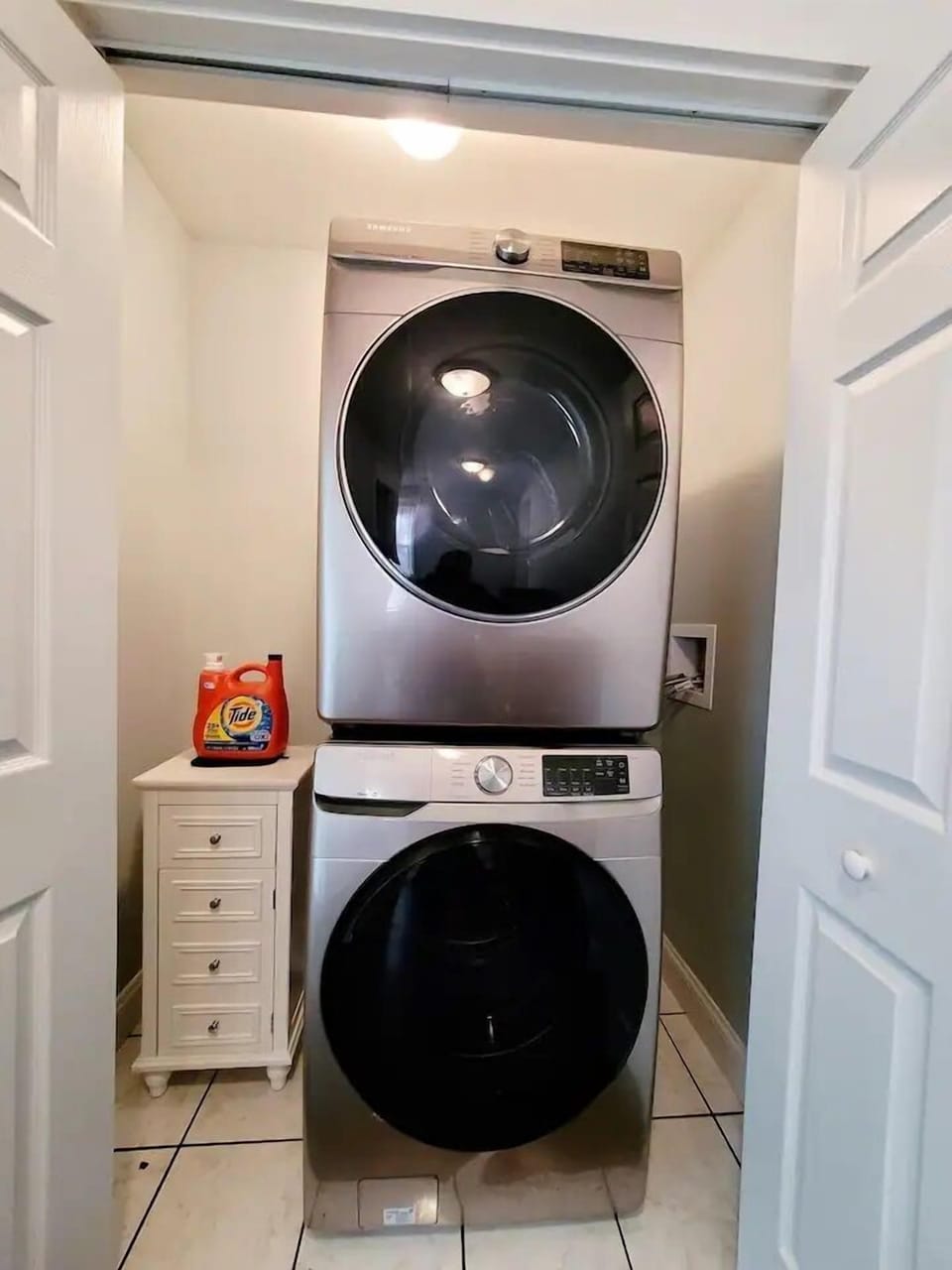 You’ll love the convenience of the washer and dryer.