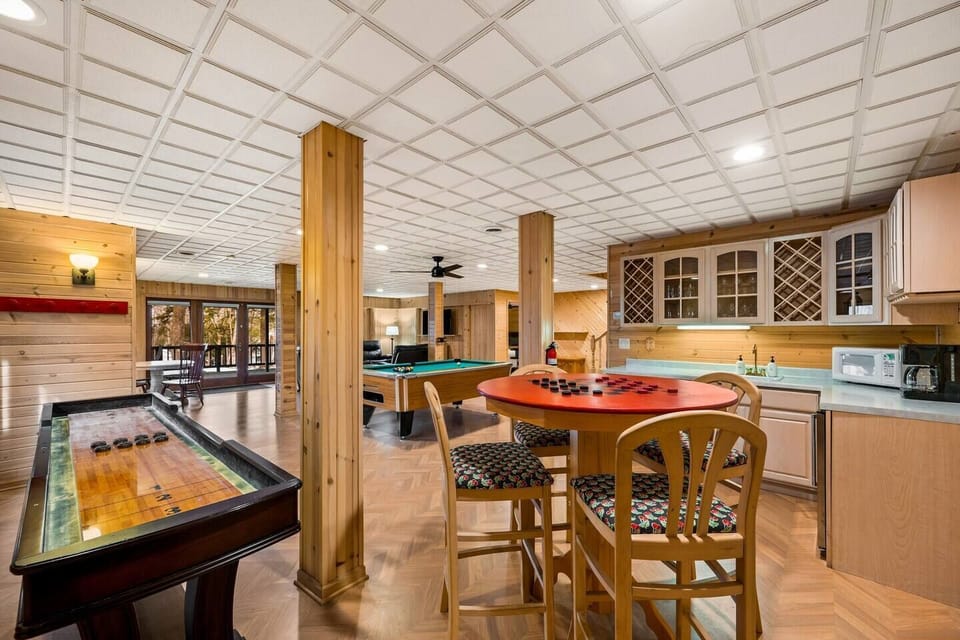 The game room offers a little bit of something for everyone.