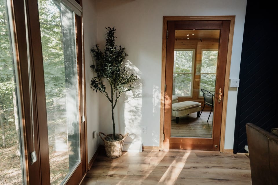 Enjoy natural light in the main seating area.