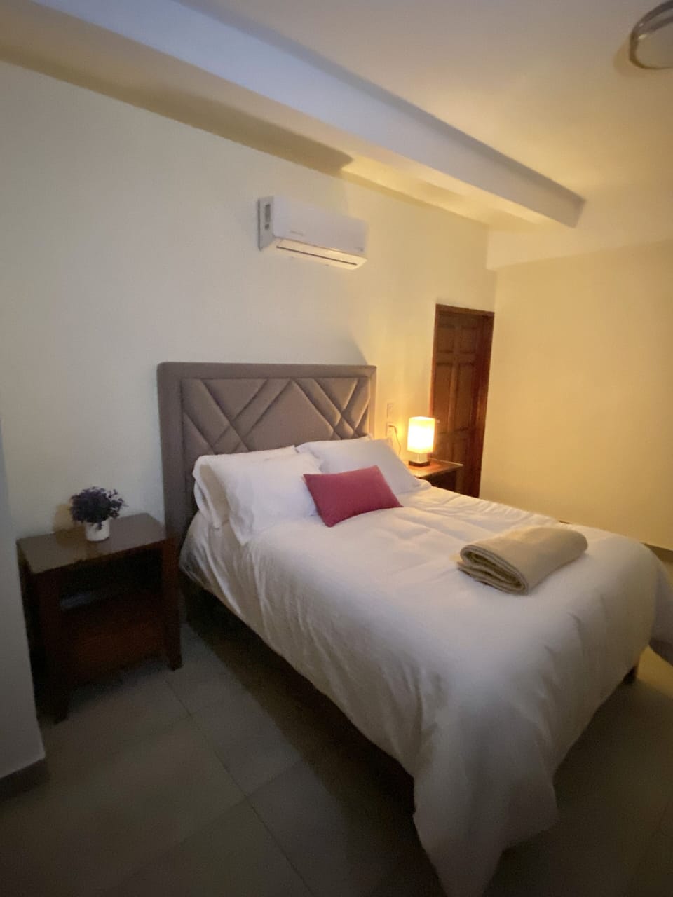 Blackout drapes, iron/ironing board (on request), WiFi (free)