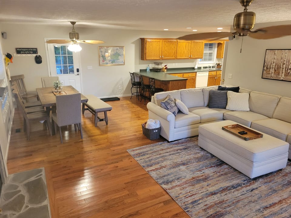 Main Living Area-75" TV not shown