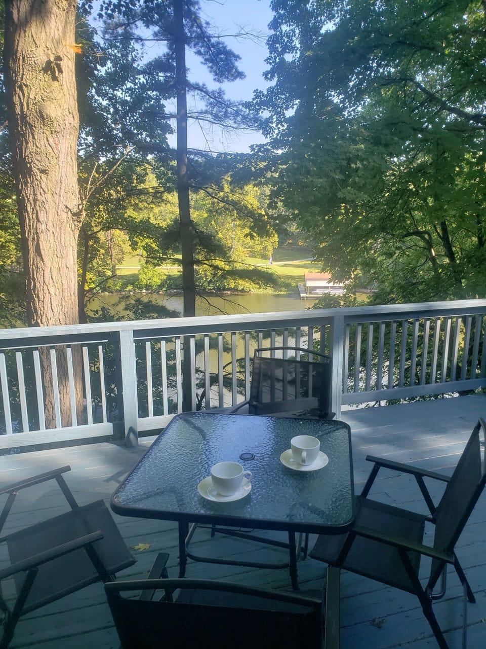 Enjoy your morning coffee outside...