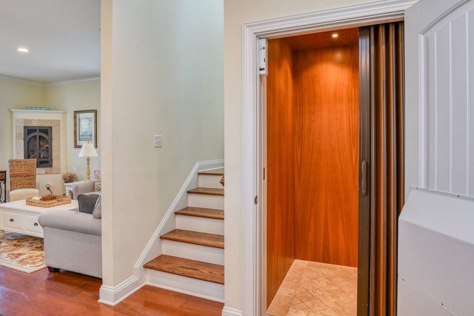 Experience the convenience of an elevator in this three-story house, make packing and unpacking a breeze.