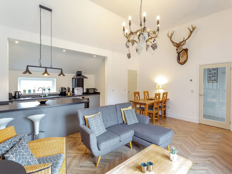Open plan living space | Old School House, Altnaharra, near Lairg
