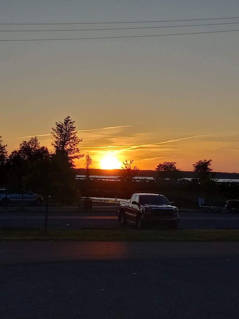 Pymatuning Sunset at boat launch