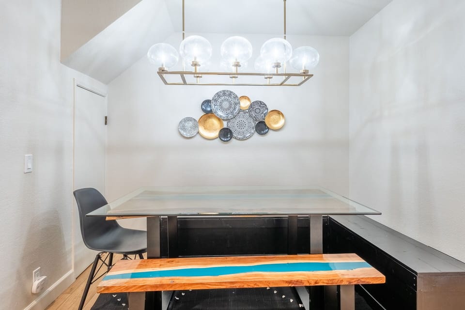 Dining nook with built in seating