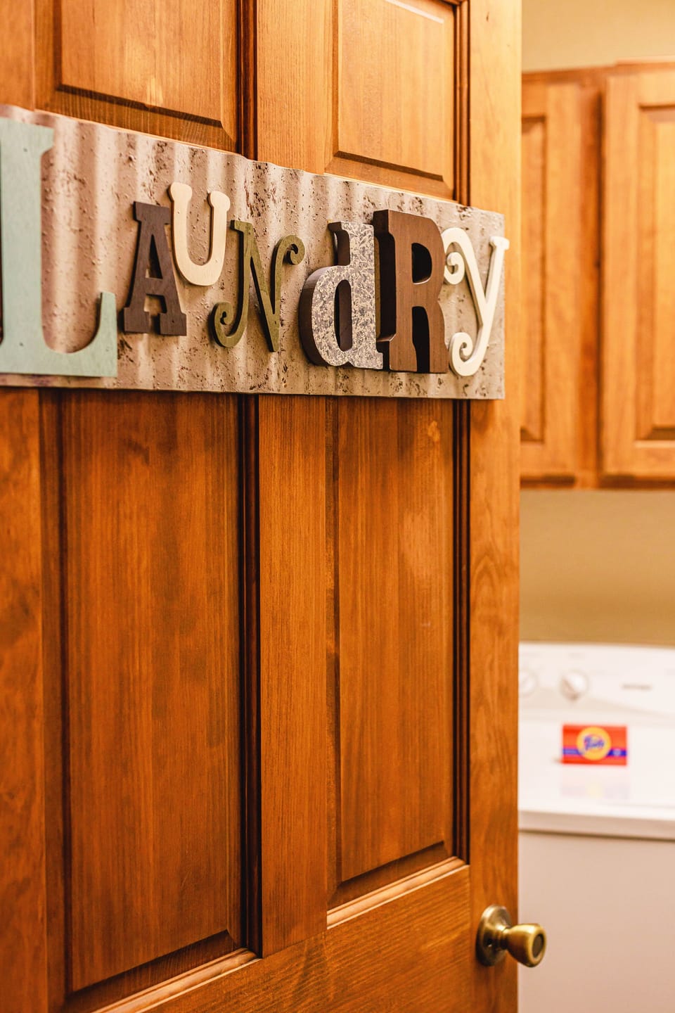 Laundry room view