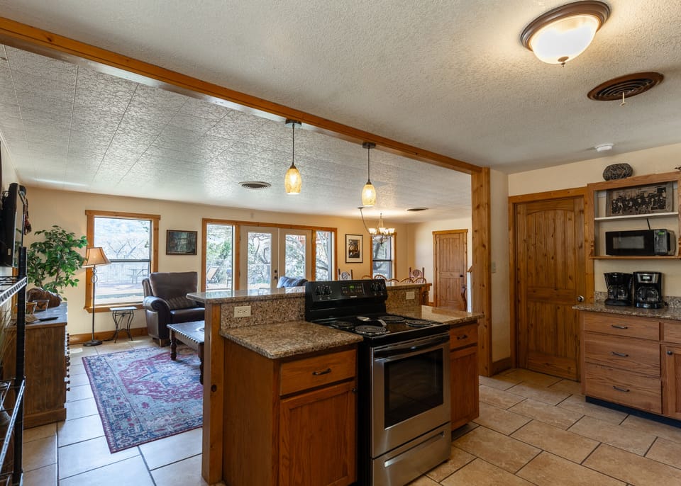 View of kitchen