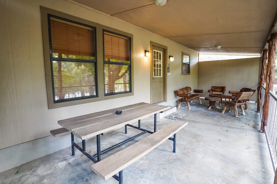 Porch view with seating area