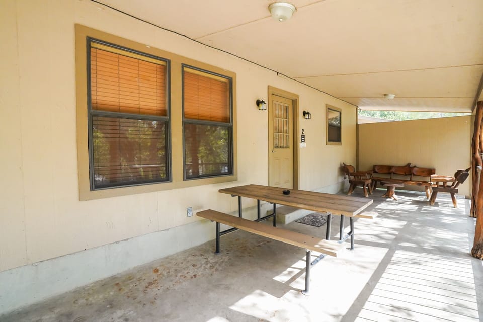 Porch view with seating area