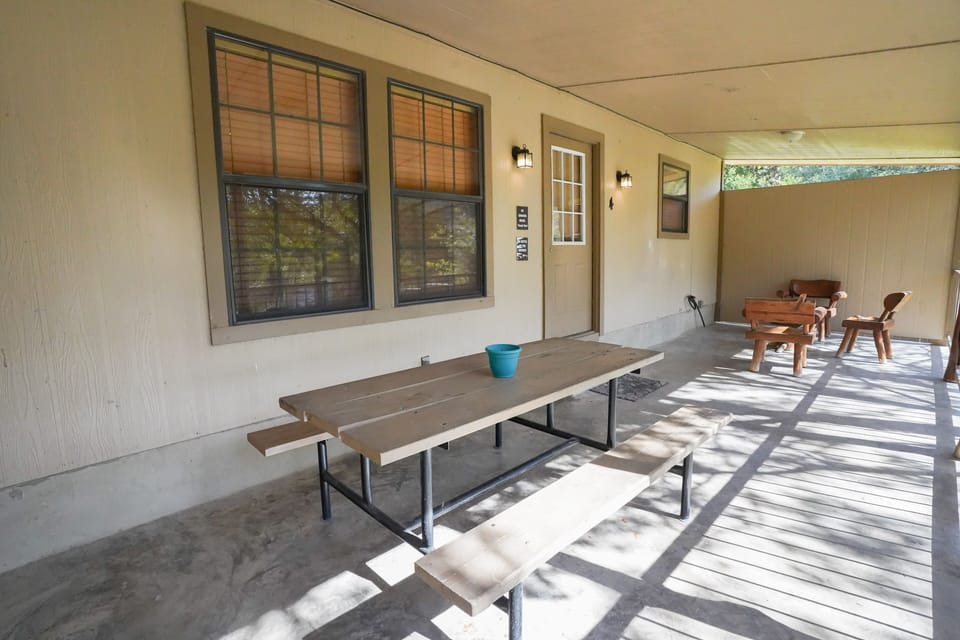Porch view with seating area