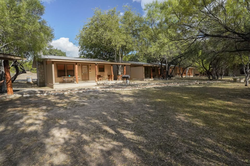 Front exterior view of cabin