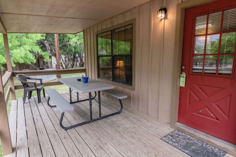 Porch view with seating area