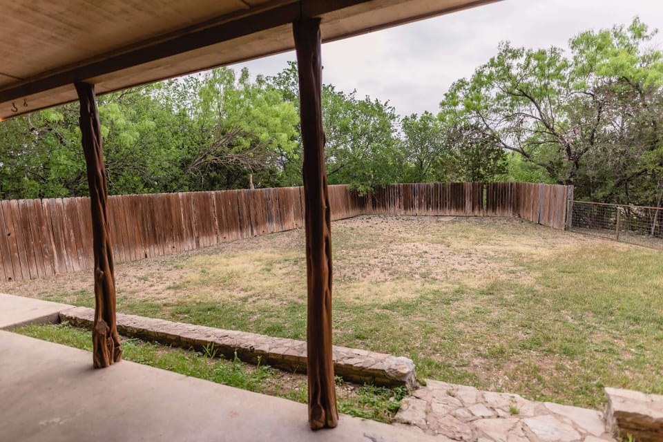 Backyard view