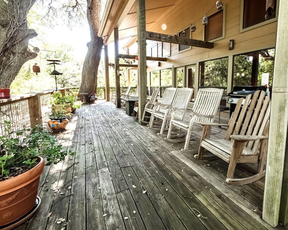 Back patio view