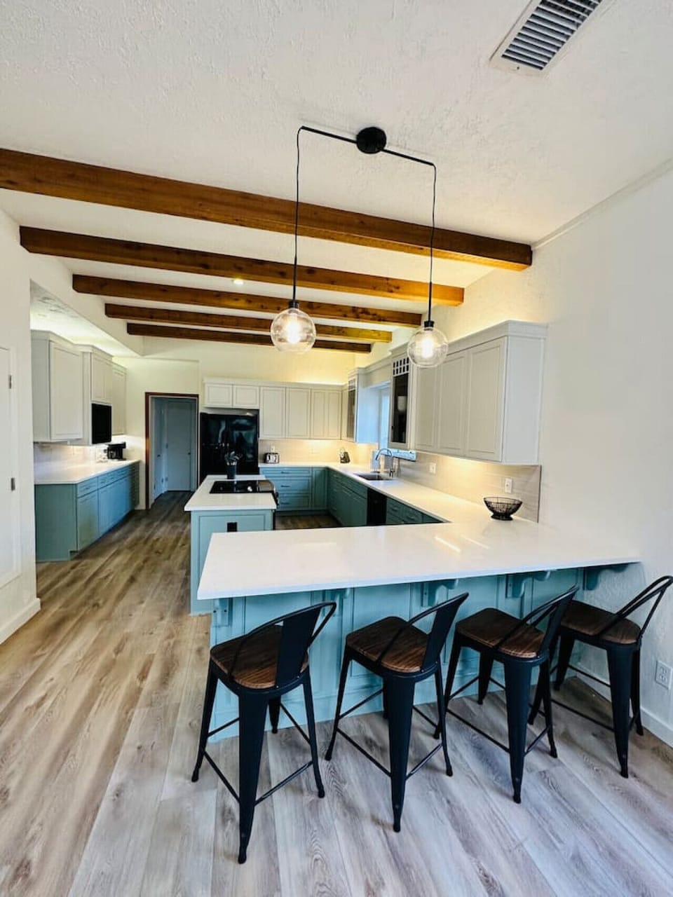 Large open kitchen