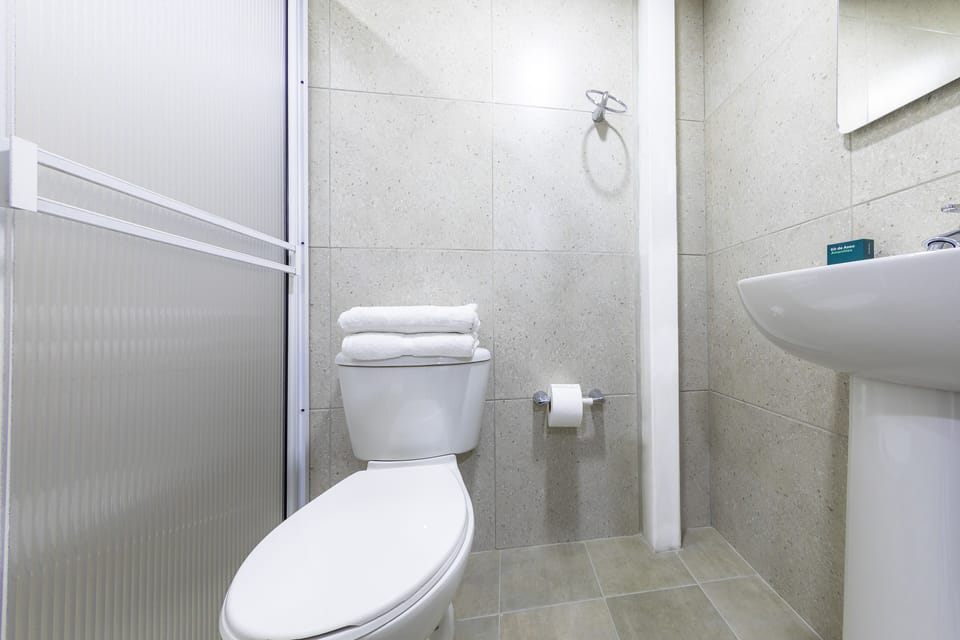 Superior Double Room | Bathroom | Shower, towels, soap, toilet paper