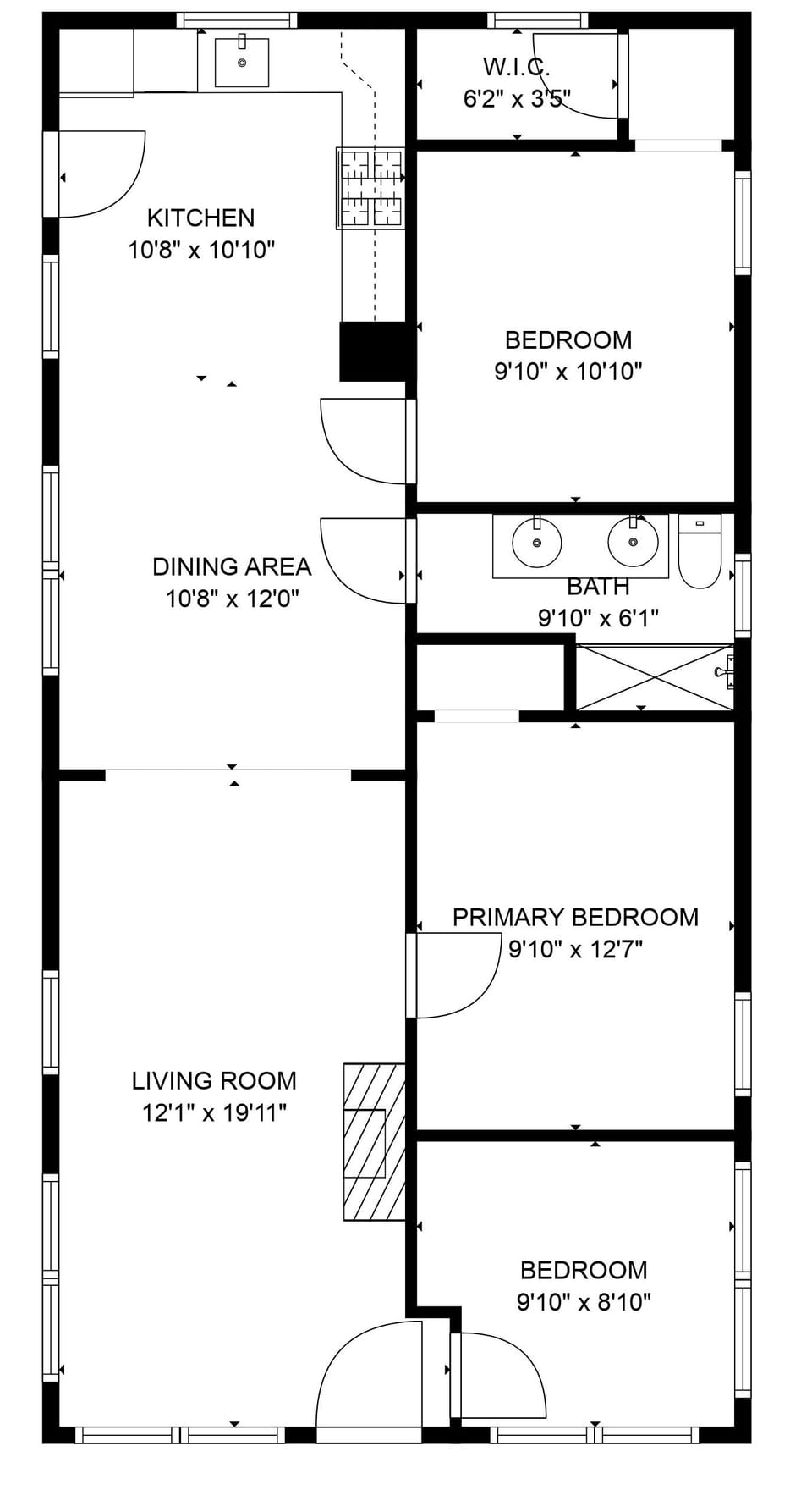 Floor plan for the home