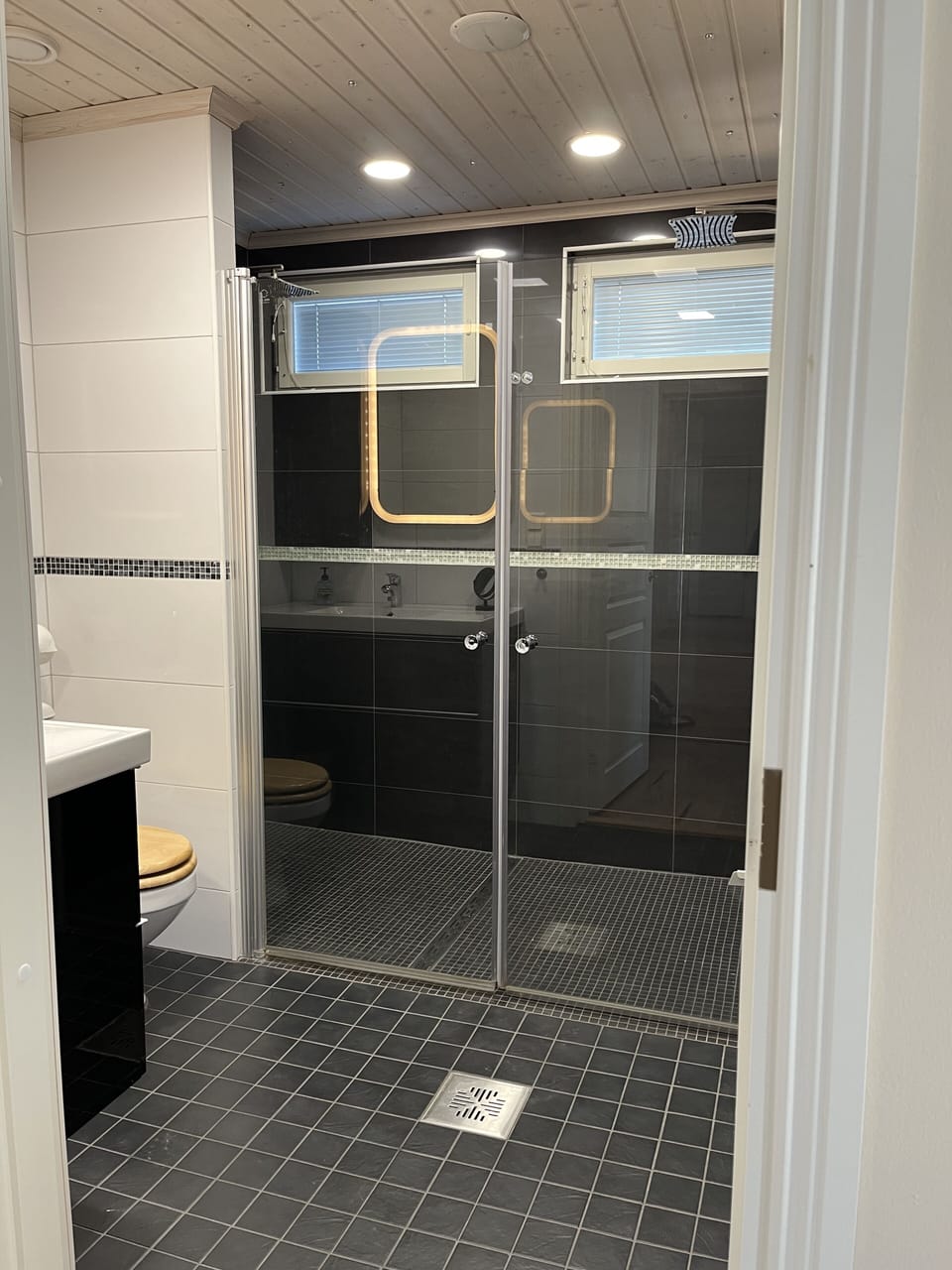 Double shower/Sauna/WC