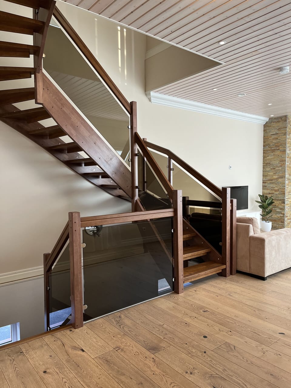 Stairs to ground floor and  second floor