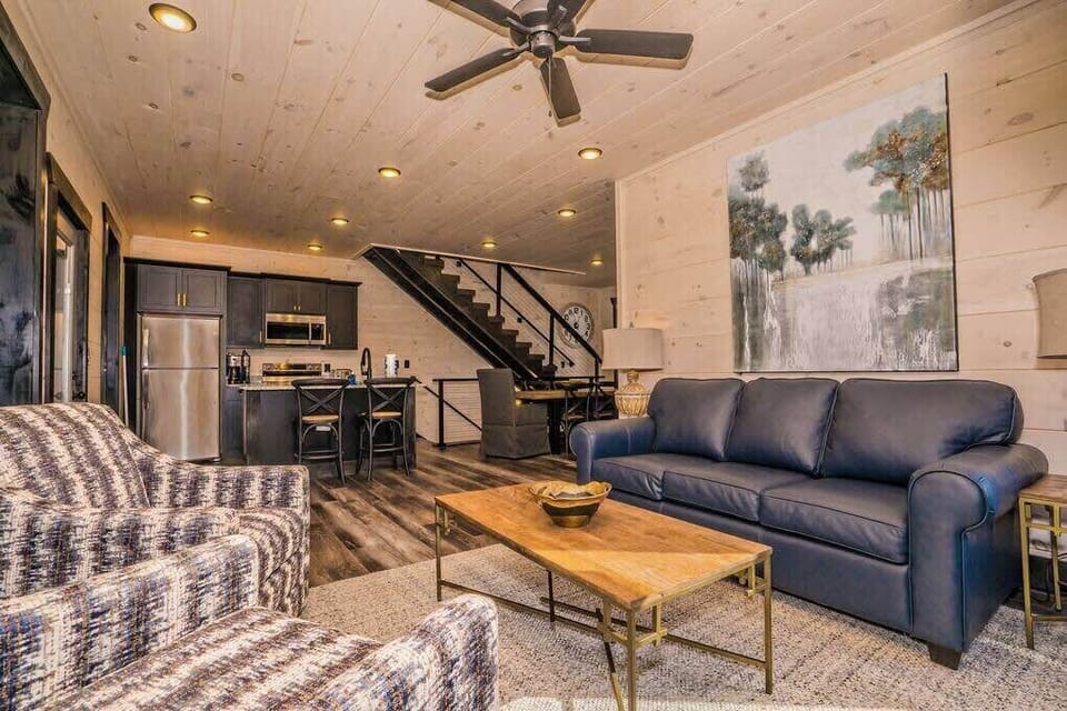 Comfortable great room attached to the living room