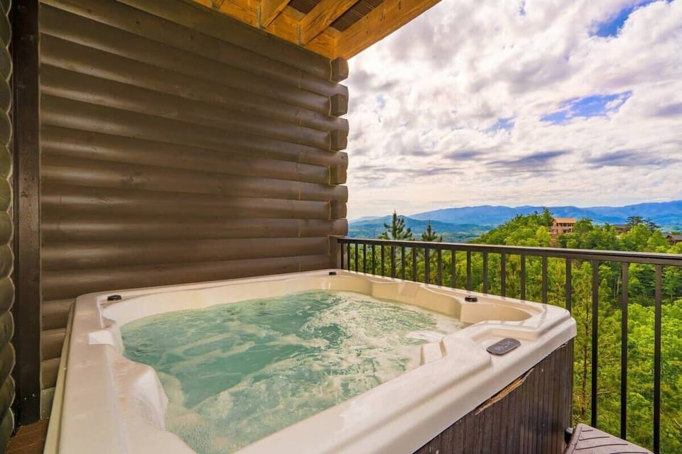 Outdoor hot tub