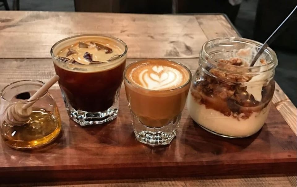 Pasties, Dessert and Coffee? 0.8 miles to 5 Stones Coffee Co