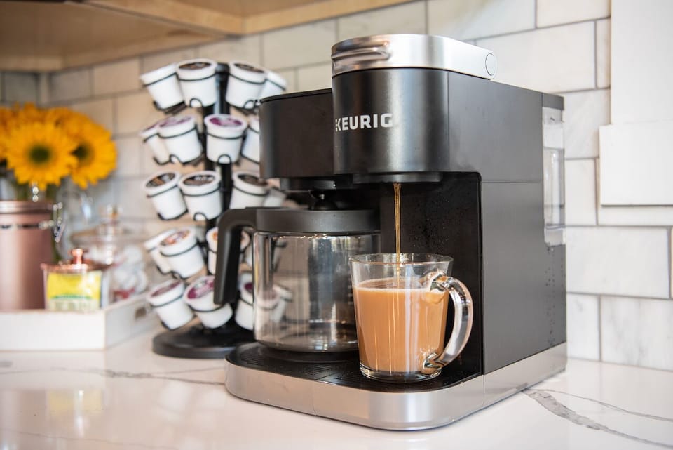 A cup of coffee or a full pot? Your choice! 