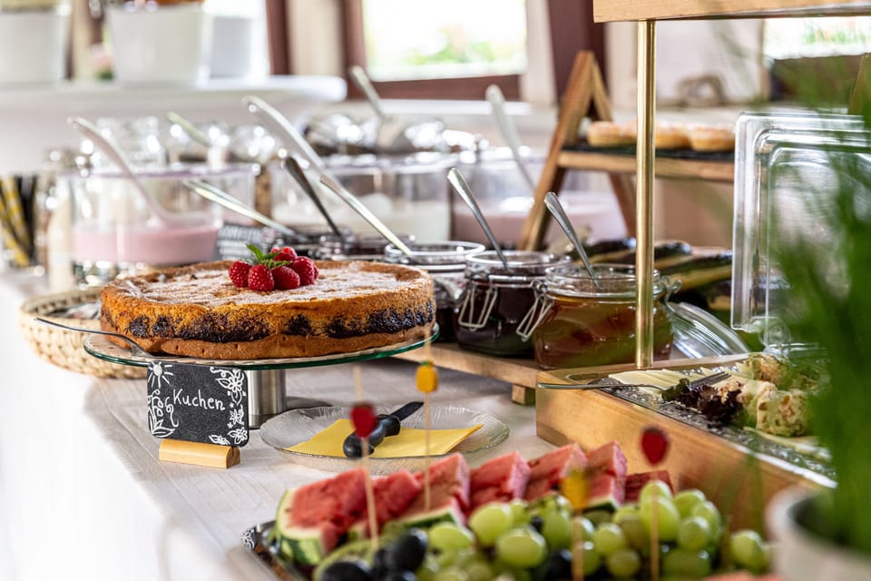 Daily buffet breakfast for a fee