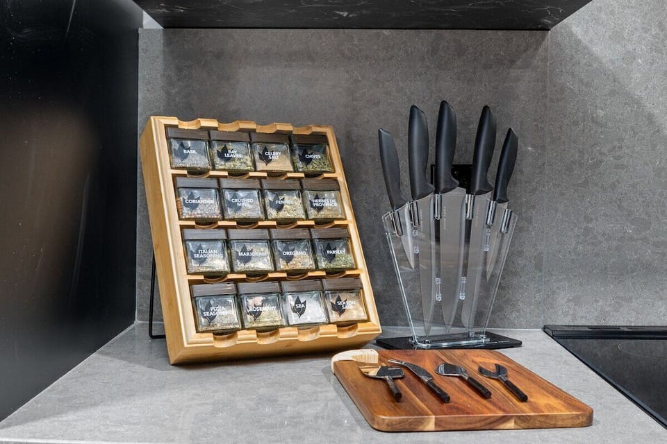 curated space in our beachfront retreat ensures you have a variety of flavors at your fingertips