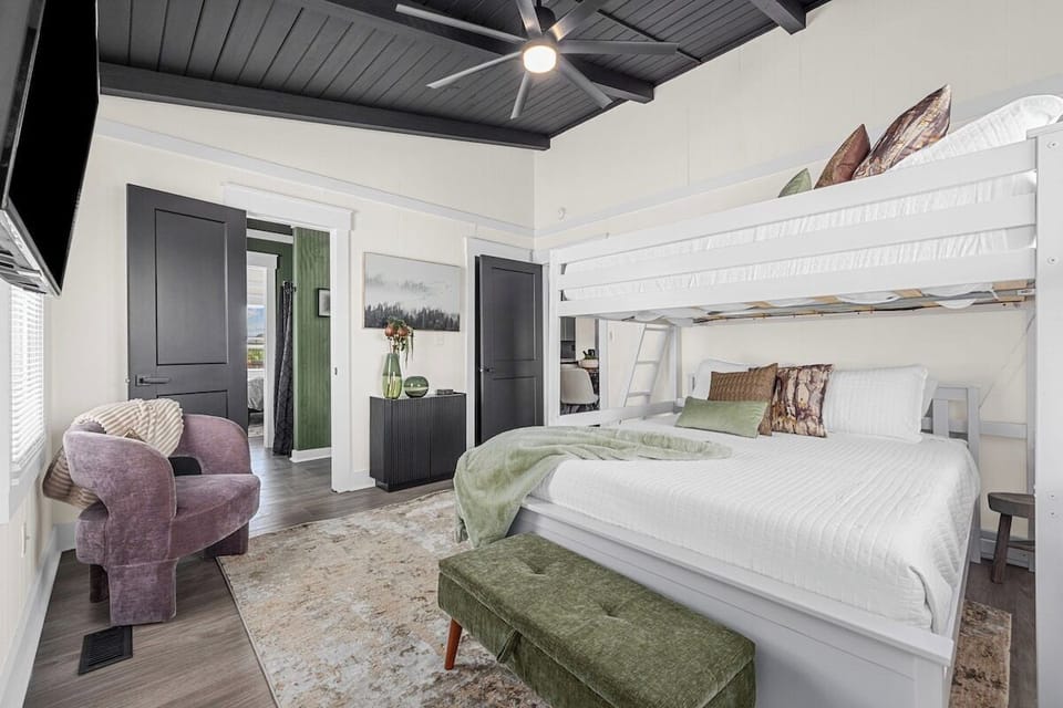 Tailored for a restful night's sleep, these beds offer individual spaces within a shared setting.