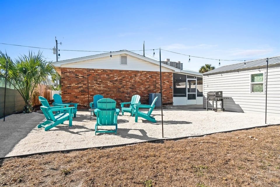 Rock area with Fire Pit
