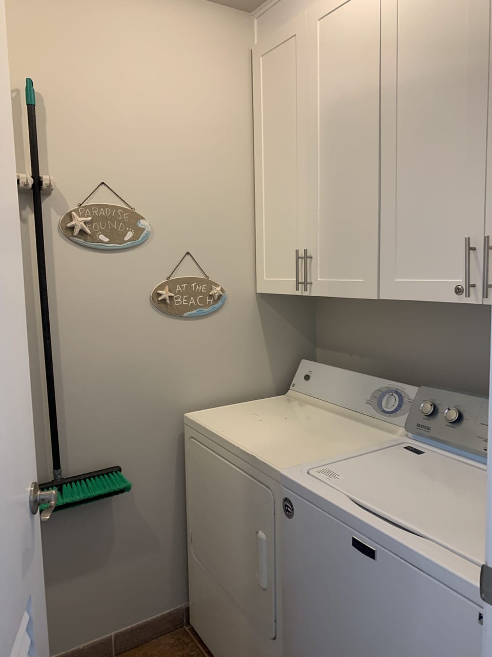 Laundry room in apartment