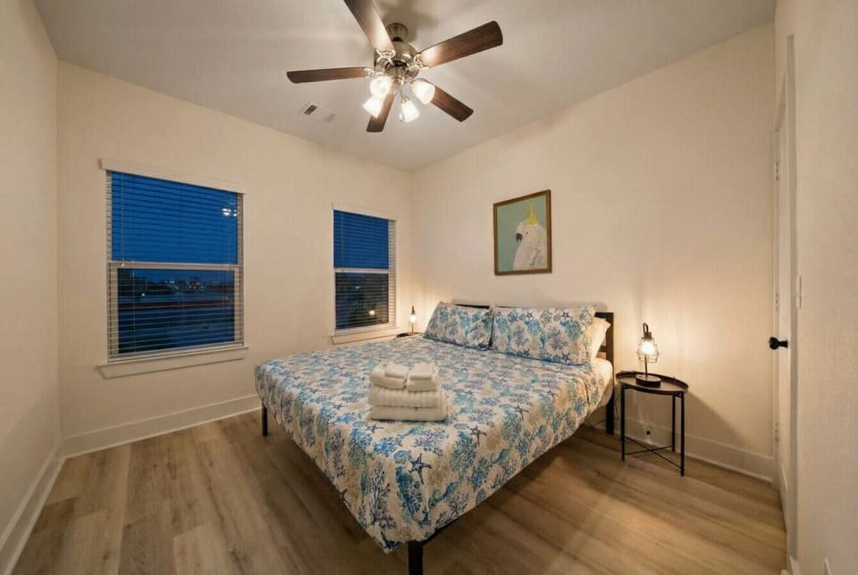 Imagine drifting off to sleep in this bedroom