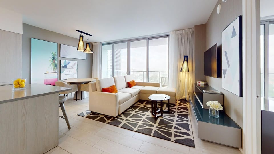 4010 S Ocean Drive Apt 1006 Living Room