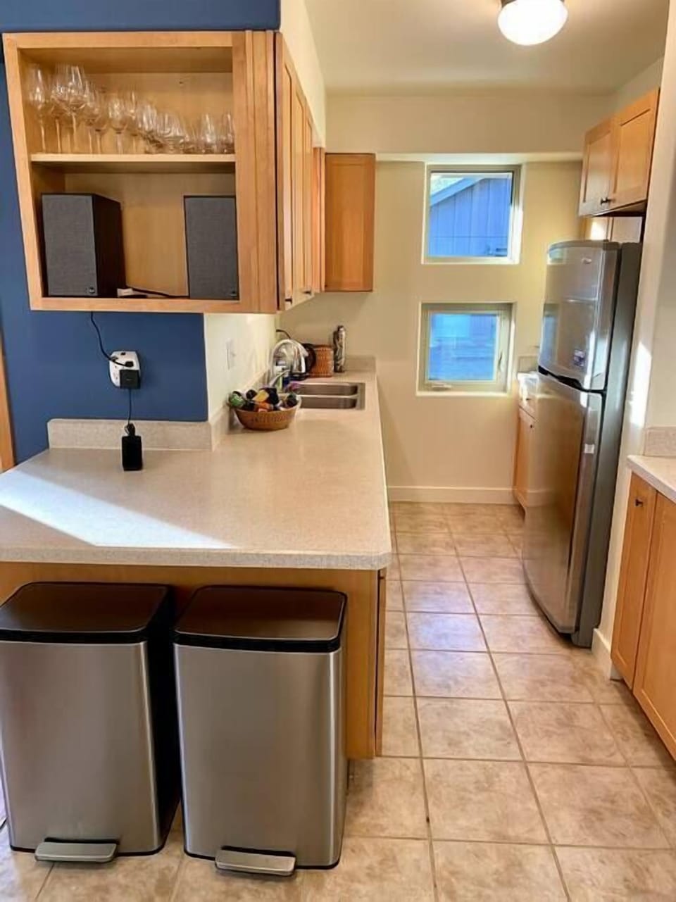 Small modern kitchen with all necessity things