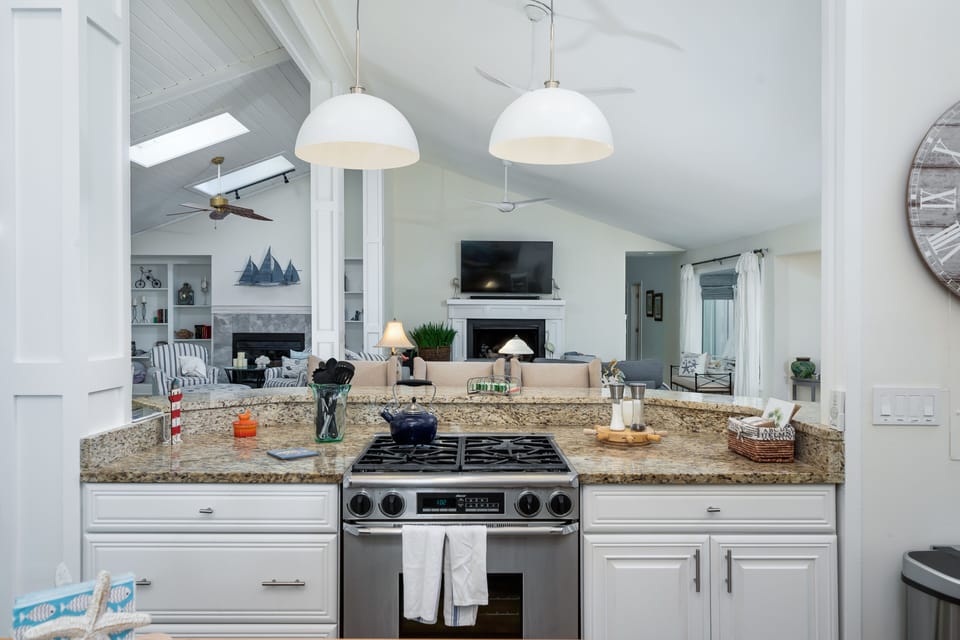 The kitchen lets you be a part of everything