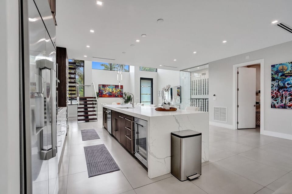 Another view of the gourmet kitchen