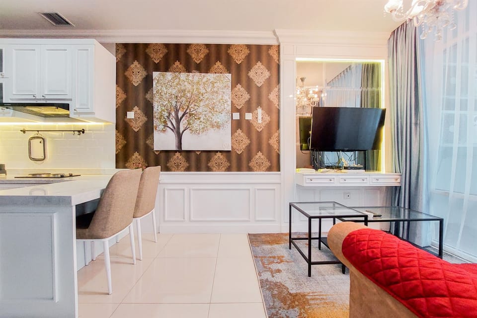 Apartment, 1 Bedroom | Living area